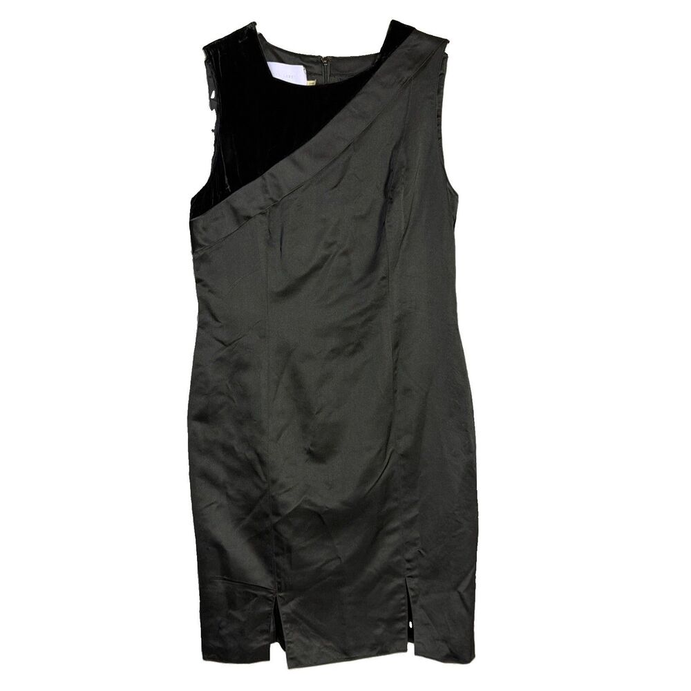 Vera Wang Lavender Label Women Knee Length Black Dress Size 8 Career Cocktail